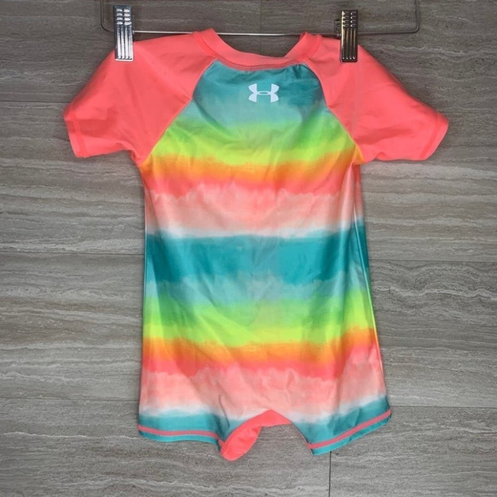 Baby Girls Under Armour Rainbow One Piece Bathingsuit - Picture 4 of 7